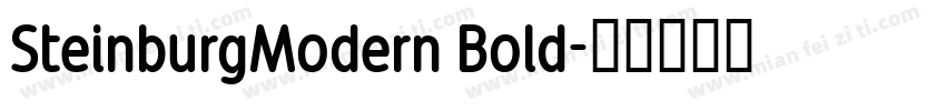 SteinburgModern Bold字体转换
